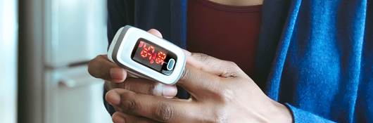 Pulse oximeter.